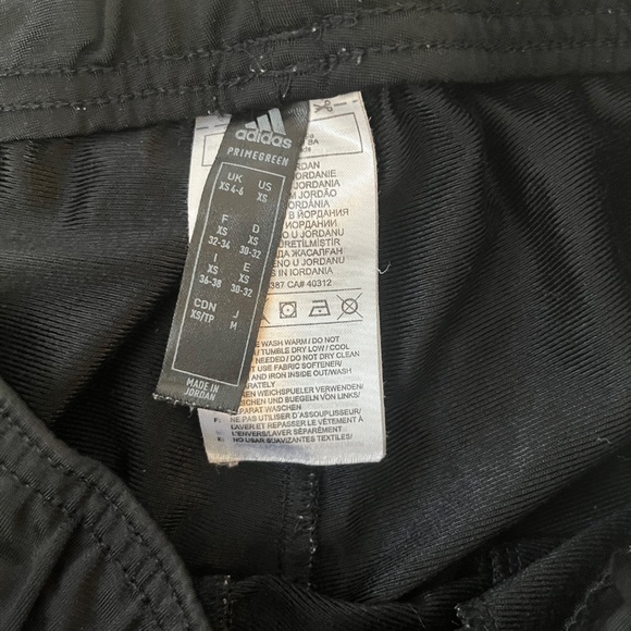 Adidas Black Striped Training Pants/Joggers | Size XS - Picture 6 of 8